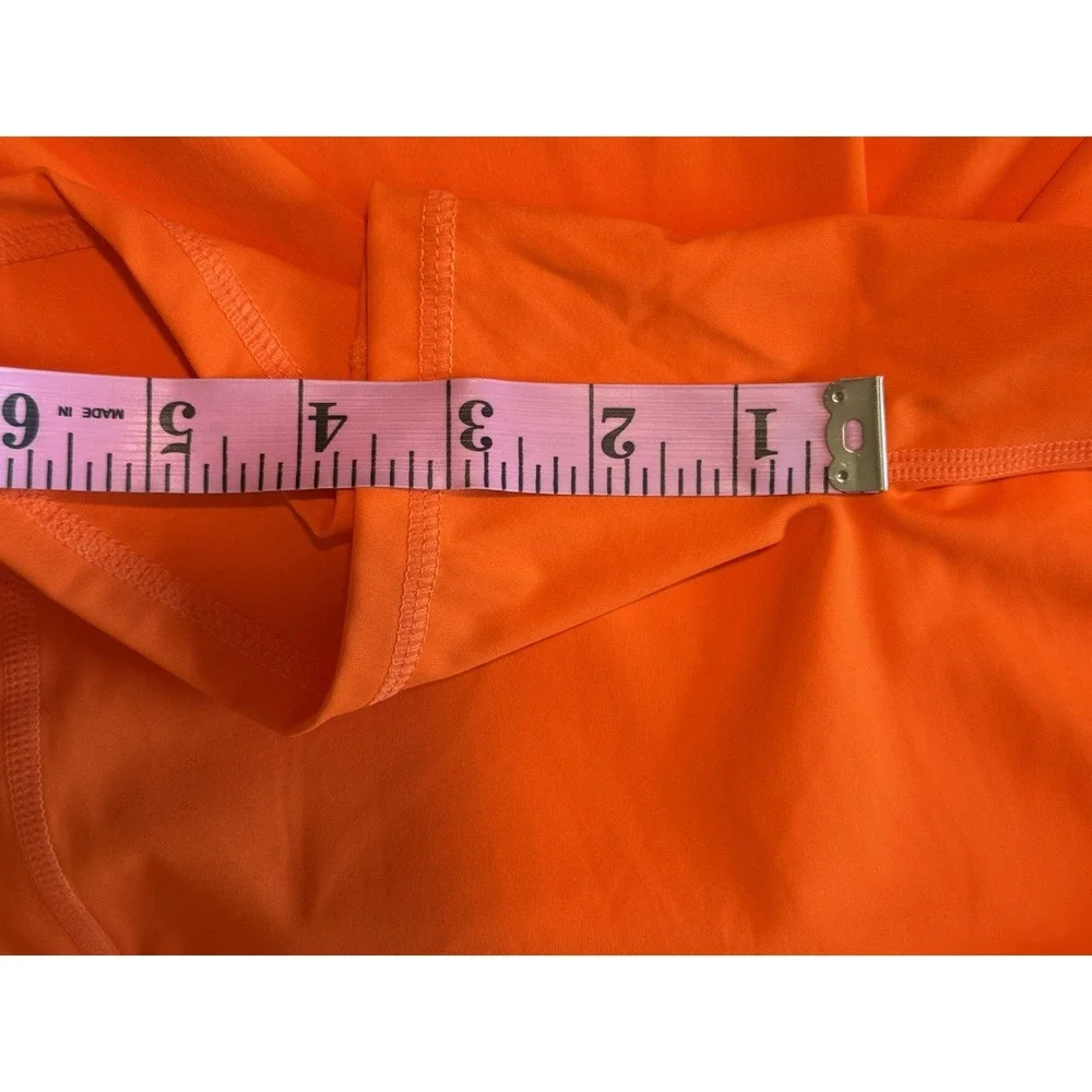 Halara SoftlyZero Airy Crossover High Waist Athletic Skort Skirt Shorts Orange L